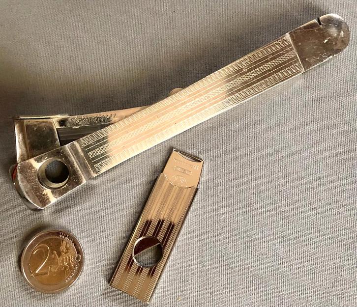 2 Vintage Sigarenknippers: Pfeilring en GOFA, Nikkelstaal, Verzamelen, Rookartikelen, Aanstekers en Luciferdoosjes, Zo goed als nieuw