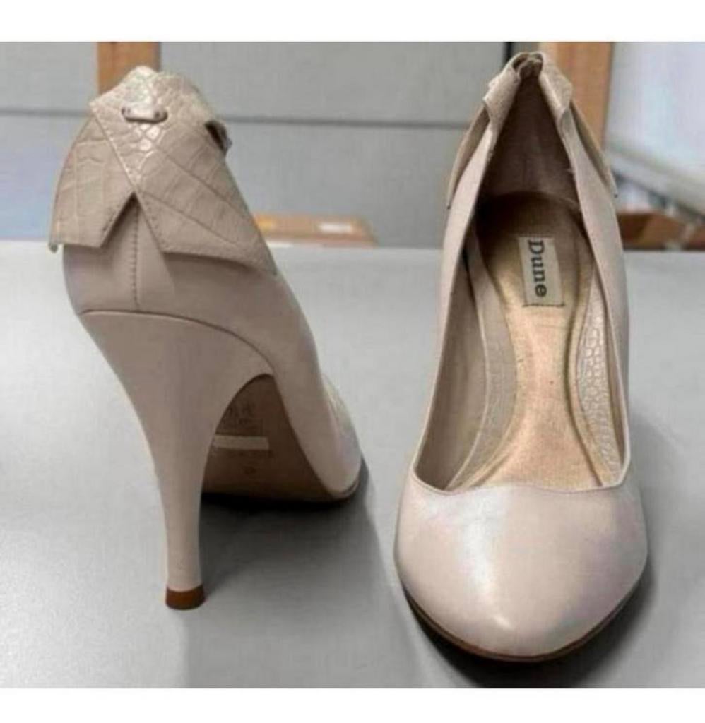 DUNE - Hoge hakken pumps high heels Maat 41 creme als nieuw, Pumps, Beige, Ophalen of Verzenden, Zo goed als nieuw