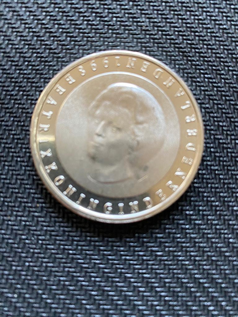 Zilveren vijftigje Beatrix Vrede van Munster, Postzegels en Munten, Ophalen, Koningin Beatrix, Zilver, Losse munt