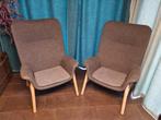 2 x Fauteuil met hoge rugleuning, VEDBO, donkergrijs, Huis en Inrichting, Fauteuils, Ophalen, 75 tot 100 cm, Zo goed als nieuw