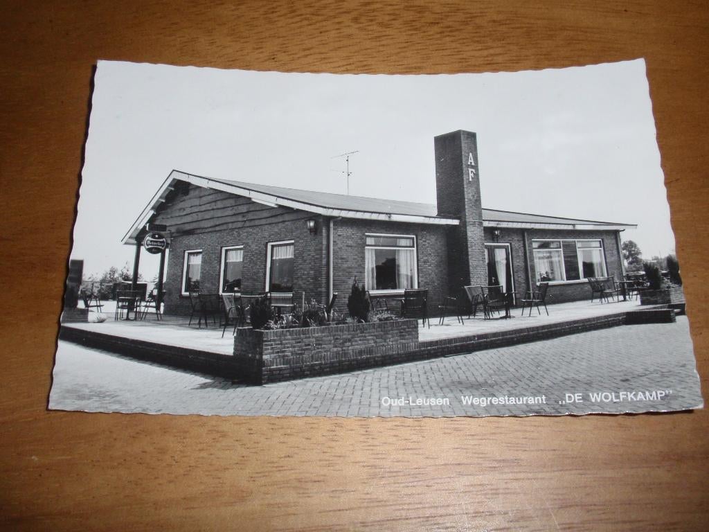 Wegrestaurant Oud Leusen Weg Zwolle Ommen Oudleusen, Verzamelen, Ansichtkaarten | Nederland, Verzenden, 1960 tot 1980, Gelopen