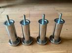 metalen meubelpoten kastpoten losse poten H 12 cm, Ophalen, Zo goed als nieuw