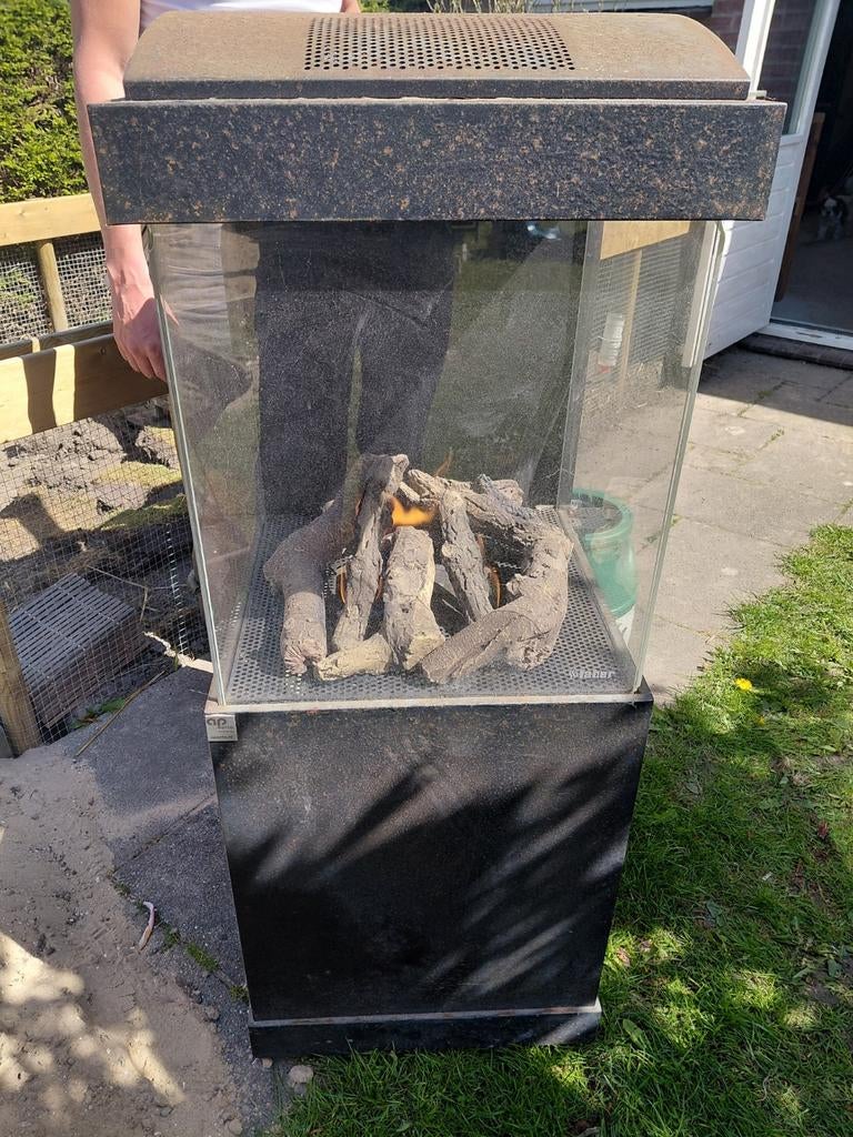 Terrashaard op gas (zonder gasfles), Tuin en Terras, Ophalen, Gebruikt