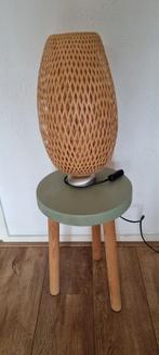 Stijlvolle rieten tafellamp - sfeervolle verlichting, Overige materialen, Bohemian, Scandinavisch, Natuurlijk, Ophalen of Verzenden