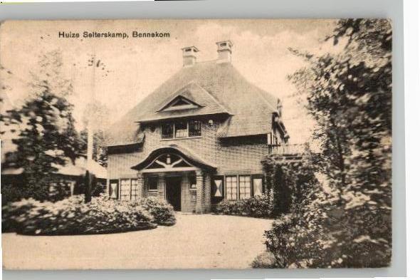 Bennekom Huize Selterskamp st 1926 speciaal stempel, Verzamelen, Ansichtkaarten | Nederland, Gelopen, Gelderland, 1920 tot 1940