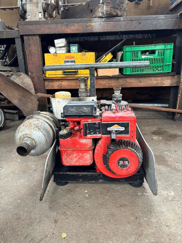 Vacuumunit voor leggen van platen, Doe-het-zelf en Verbouw, Ophalen, Gebruikt, Benzinemotor