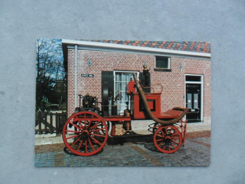 Borculo, brandweer museum, motorspuit 1912   1979, Verzenden, 1960 tot 1980, Ongelopen, Zuid-Holland