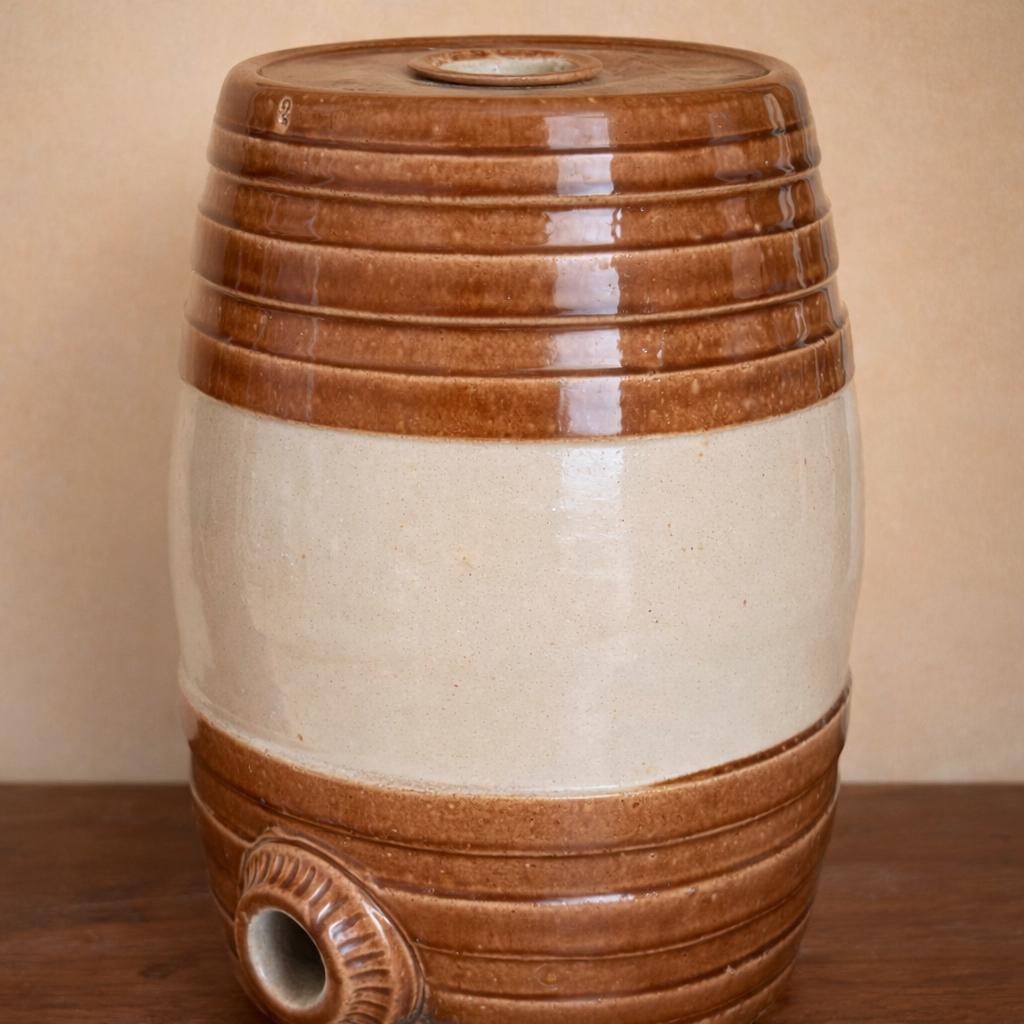 Antiek Doulton Lambeth Steengoed Drankvat, Ophalen