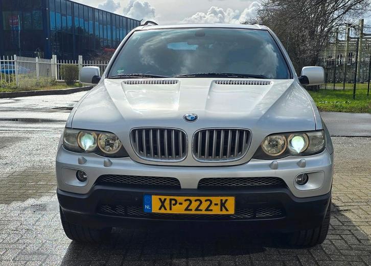 Youngtimer BTW Auto Facelift BMW X5 3.0i 2005 aut grijs, Auto's, BMW, Bedrijf, X5, 4x4, ABS, Achteruitrijcamera, Airbags, Airconditioning