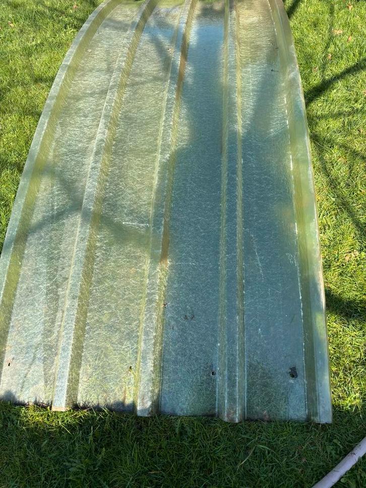 Halfronde. Polyester platen, Tuin en Terras, Kassen, Gebruikt, Overige materialen, Polycarbonaat, Ophalen