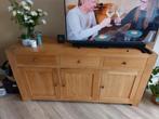 Massief eiken dressoir, Ophalen, Gebruikt, Met deur(en), 150 tot 200 cm