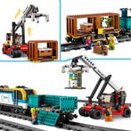 Lego trein 60336: 2 goederenwagons + verreiker (Nieuw!), Ophalen of Verzenden, Nieuw, Complete set, Lego