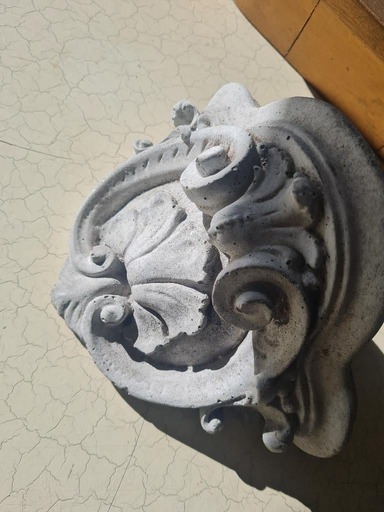Betonnen winterharde wand console, Tuin en Terras, Tuinwanddecoratie, Heikant 21 Kaatsheuvel, Belle Vieille Brocante, Ophalen of Verzenden
