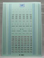 decal set: type aanduidingen vrachtwagens 2., Ophalen of Verzenden, Nieuw, Bus of Vrachtwagen, Brekina