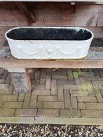 Franse gietijzeren bloembak 60x20 cm, Gebruikt, Minder dan 30 cm, Ophalen of Verzenden, Balkon
