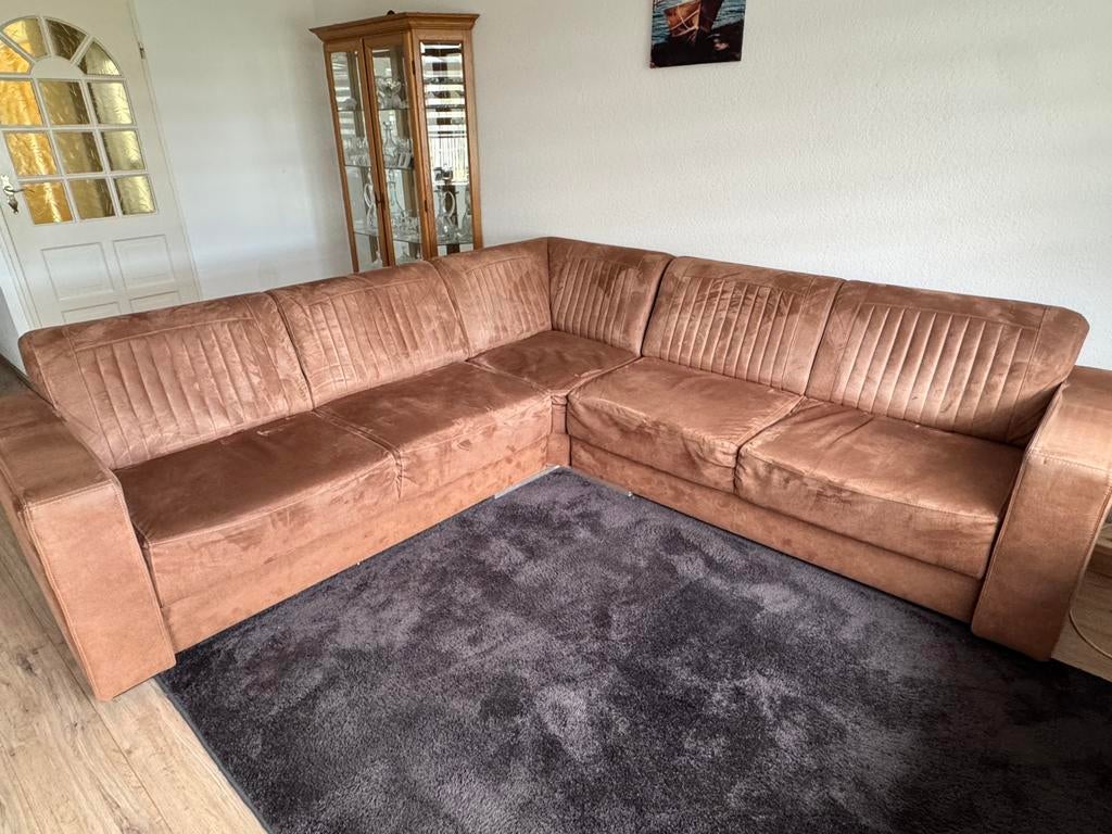 Hoekbank te koop nette staat, Ophalen, Gebruikt, Stof, Hoekbank