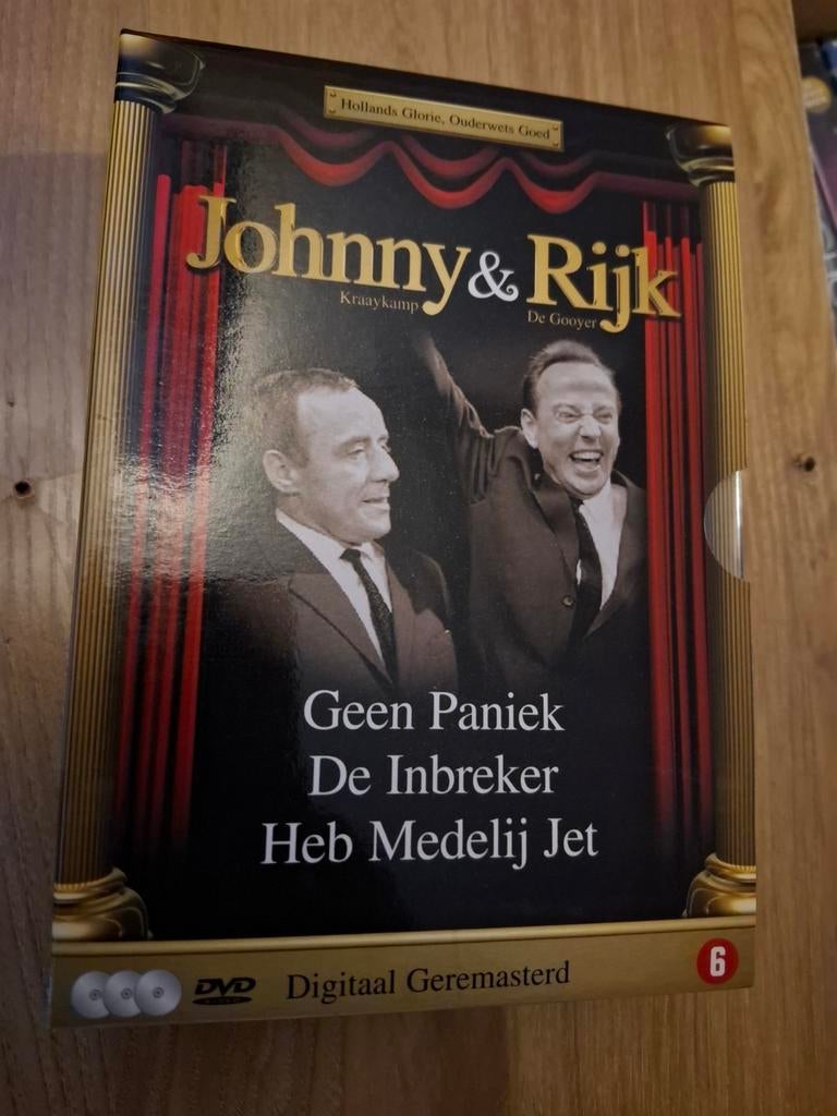 Johnny & Rijk -Geen Paniek, De Inbreker, Heb Medelij Jet DVD, Cd's en Dvd's, Actiekomedie, Boxset, Ophalen of Verzenden, Zo goed als nieuw