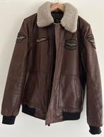 PME Legend hudson leren jas bruin maat M, Ophalen, Zo goed als nieuw, Maat 48/50 (M), Bruin