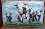 KOEIEN / 3D / PRIJS 195 EURO /METAAL /schilderij / opruiming