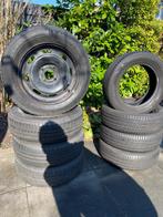 2 sets Zomerbanden incl stalen velg 185/65 R15 Peugeot 208, Auto-onderdelen, Banden en Velgen, Ophalen, Gebruikt, 15 inch, Banden en Velgen