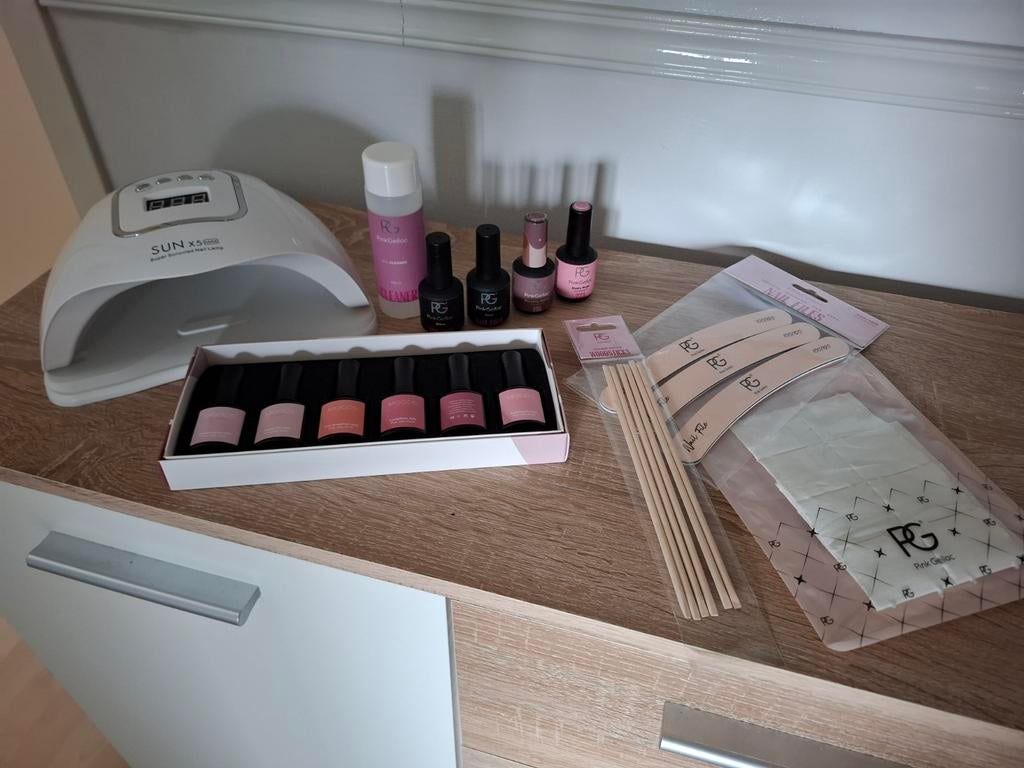 Gellak nagel set, Ophalen of Verzenden, Overige kleuren, Handen en Nagels