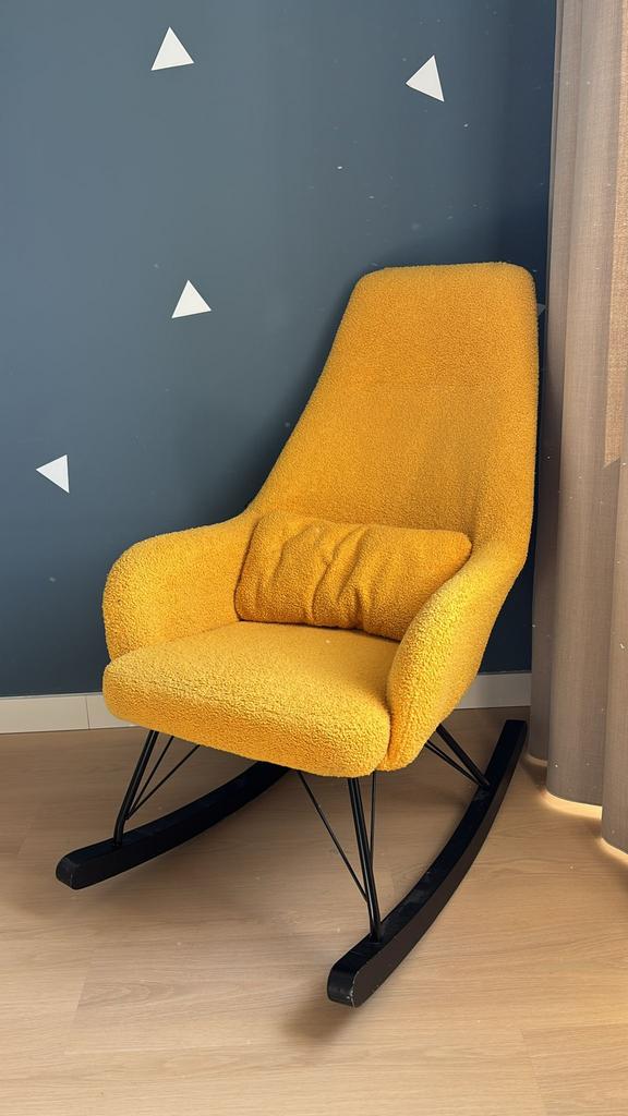 Schommelstoel, Huis en Inrichting, Fauteuils, Ophalen, Zo goed als nieuw, 75 tot 100 cm, 50 tot 75 cm