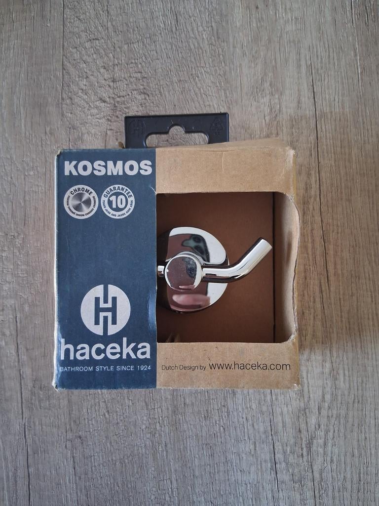 Hacaka Kosmos handdoekhaak chroom, Huis en Inrichting, Ophalen of Verzenden, Nieuw, Grijs
