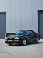 Audi Cabrio 1.8 20V 92KW AUT 1998 Blauw 195000 kilometer, Auto's, Audi, 4 cilinders, Cabriolet, Blauw, Leder en Stof