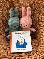 Nijntje ribcord oudroze en groen & boekje nijntjepluis Miffy, Ophalen of Verzenden, Zo goed als nieuw
