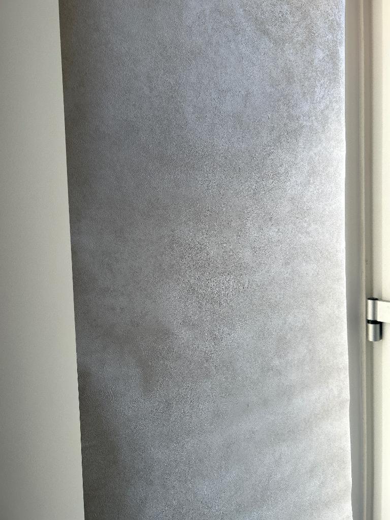 Decomode vliesbehang  Beton cire slade muisgrijs, Huis en Inrichting, Ophalen, 10 tot 25 m², Grijs
