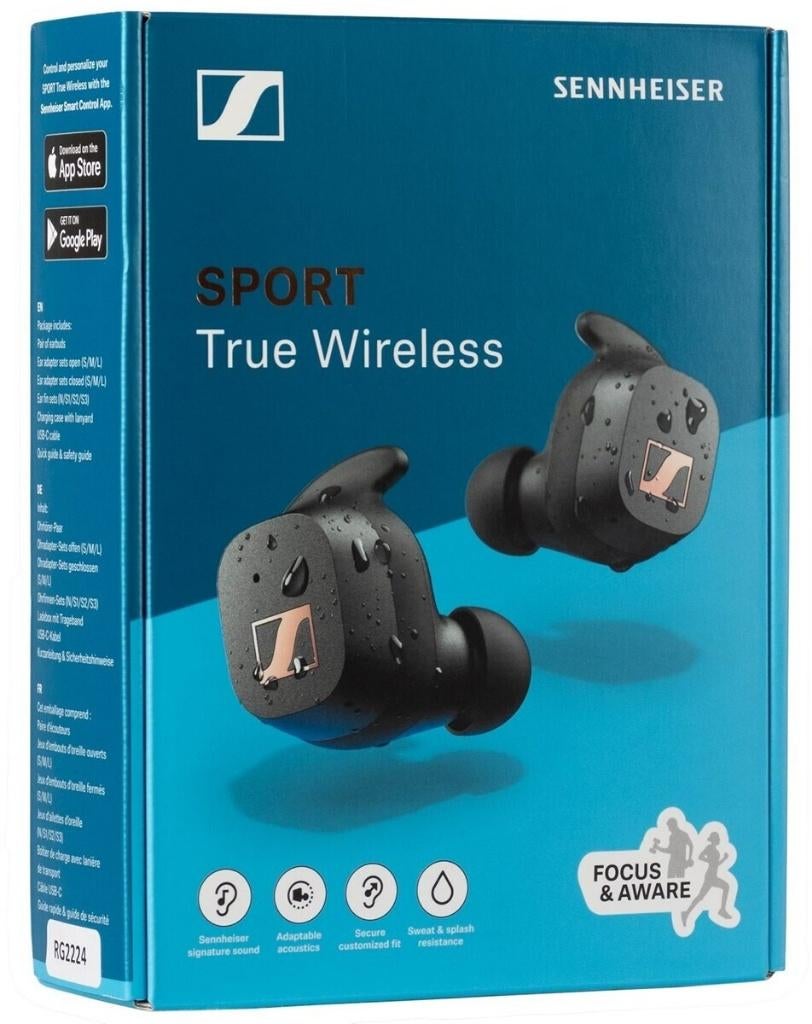 Sennheiser true sport oordopjes, Ophalen, Sennheiser, Op oor (supra aural), Zo goed als nieuw