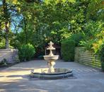 Fontein leeuwkoppen  met rand, Tuin en Terras, Ophalen of Verzenden, Nieuw, Beton, Fontein