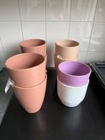 Orchidee potten, acht stuks. Z.G.A.N., Tuin en Terras, Bloempotten, Ophalen of Verzenden, Zo goed als nieuw, Rond, Minder dan 25 cm