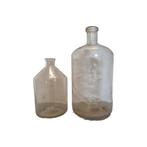 Oude glazen maatflessen, 2e helft 20e eeuw, Antiek en Kunst, Ophalen