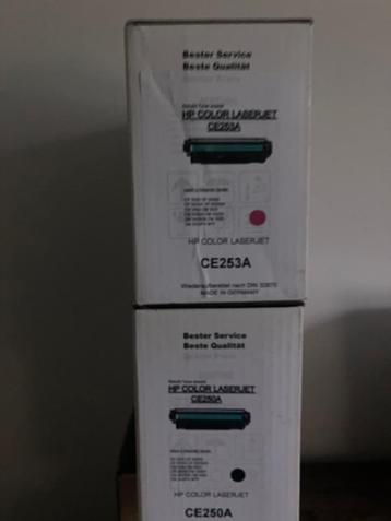 Te Koop : HP CE250A en 253A tonercartridges (N.V.) beschikbaar voor biedingen