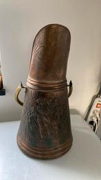 2 kleurige koperen kolenkit, Antiek en Kunst, Antiek | Koper en Brons, Ophalen, Koper