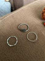 Gevonden: 3 zilverkleurige ringen in Groningen, Gebruikt, Ophalen of Verzenden, Kleiner dan 17, Dame of Heer