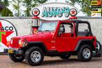 Jeep Wrangler 4.0i 6-cill TJ Youngtimer One Of A Kind!, Auto's, Jeep, Stof, Gebruikt, Zwart, Handgeschakeld