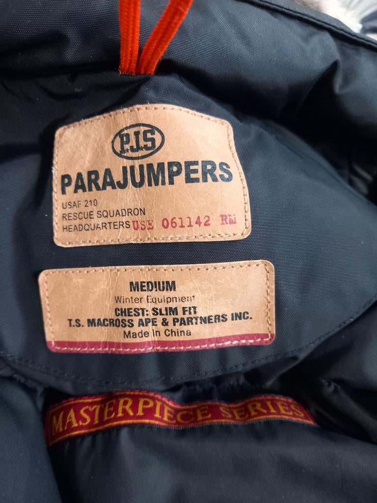 Parajumpers jas, Ophalen of Verzenden, Zo goed als nieuw, Maat 38/40 (M), Zwart
