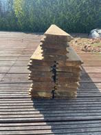 20 x Blokhutprofiel geschaafd geimpregneerd 420 x 11 x 2.8, Ophalen, Zo goed als nieuw, 250 cm of meer, Planken