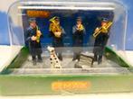 lemax firehouse band kerstdorp brandweer poppetjes figurines, Diversen, Kerst, Ophalen of Verzenden, Zo goed als nieuw
