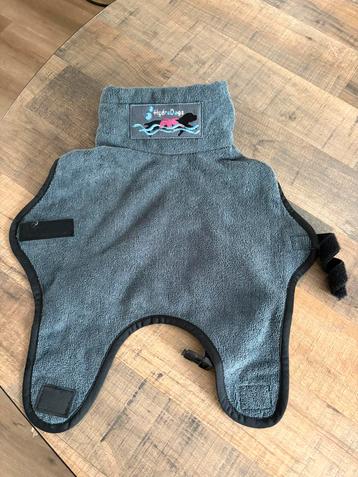 Grijs honden badjas superfur maat 4XS beschikbaar voor biedingen