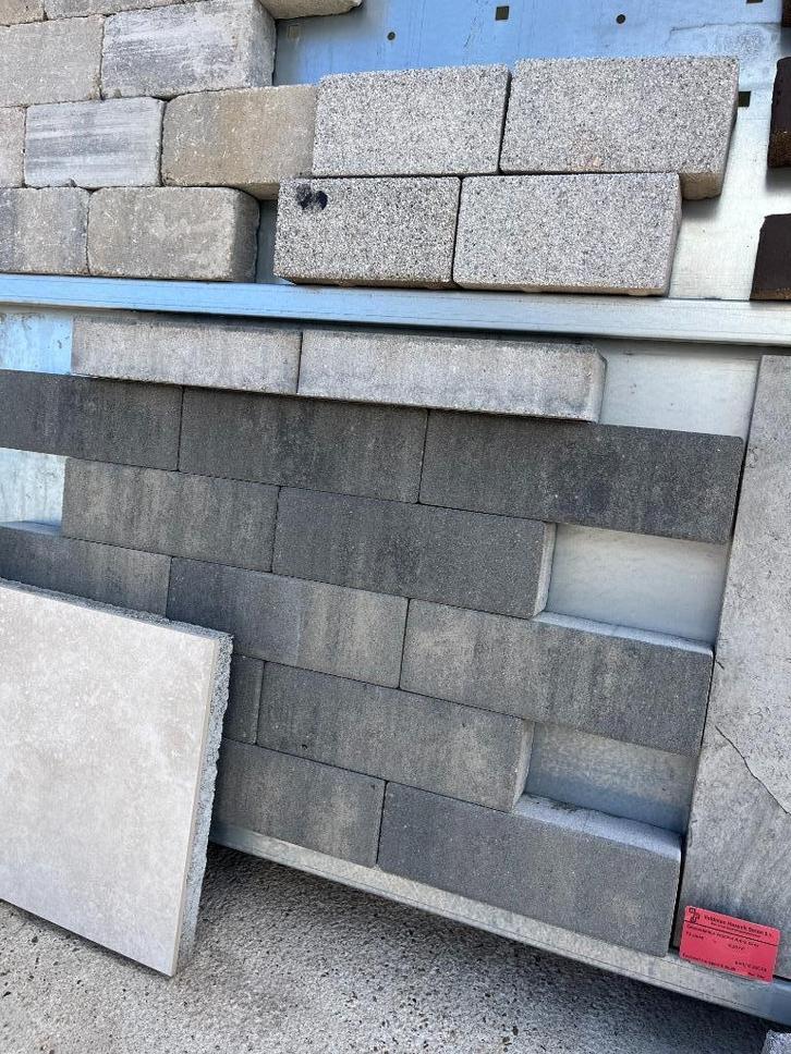 31,5x10,5x7 cm Patio longstone nero/grey opritsteen, Tuin en Terras, Tegels en Klinkers, Nieuw, Klinkers, Beton, 10 m² of meer