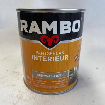 Rambo Pantserlak Greywash 0779 Zijdeglans 750ml beschikbaar voor biedingen