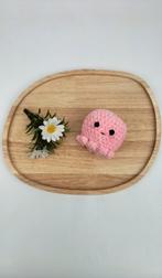 Gloednieuwe gehaakte inktvis/octopus knuffel roze spikkel, Ophalen of Verzenden, Nieuw, Overige typen