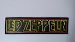 Led Zeppelin superstrip patch zwart geel Logo vintage RARE, Verzamelen, Ophalen of Verzenden, Nieuw, Kleding