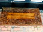 Antieke Chinese Salontafel met gedetailleerd houtsnijwerk, Huis en Inrichting, Tafels | Salontafels, Ophalen, Gebruikt, 100 tot 150 cm