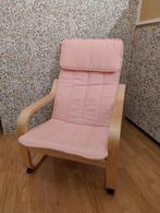 Ikea Poang kinderstoel met roze bekleding, Ophalen, Zo goed als nieuw, Stoel(en)