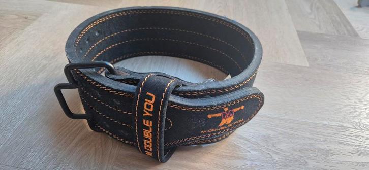 M. Double You Fitness Riem. Zo Goed Als Nieuw, Sport en Fitness, Fitnessmaterialen, Zo goed als nieuw, Halterriem, Buik, Rug, Ophalen of Verzenden