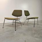 Vintage fauteuiltjes jaren '50, origineel, Gebruikt, Minder dan 75 cm, Vintage, Ophalen of Verzenden